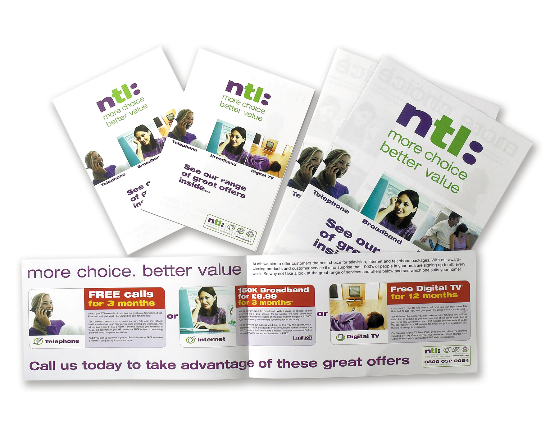NTL More Choice Leaflets